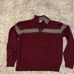 Oscar De La Renta vintage 1/4 zip EUC. XL